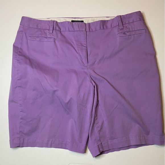 Lands' End Pants - Lands' End Purple Women's Shorts